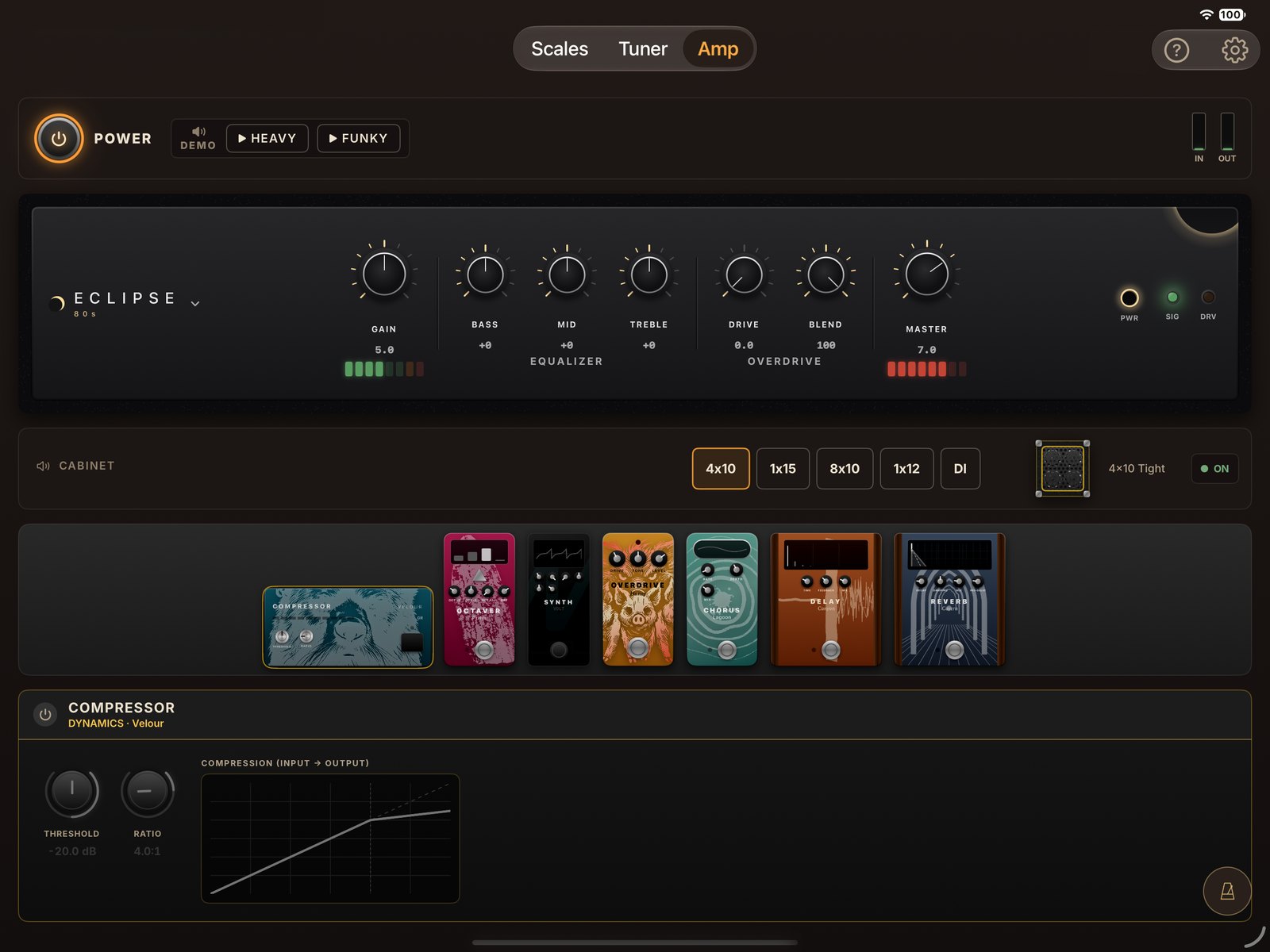 L'ampli Eclipse dans UnitBasse