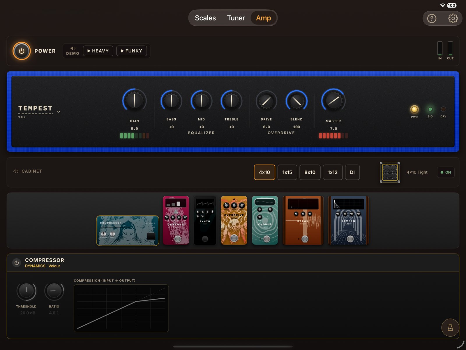 L'ampli Tempest dans UnitBasse