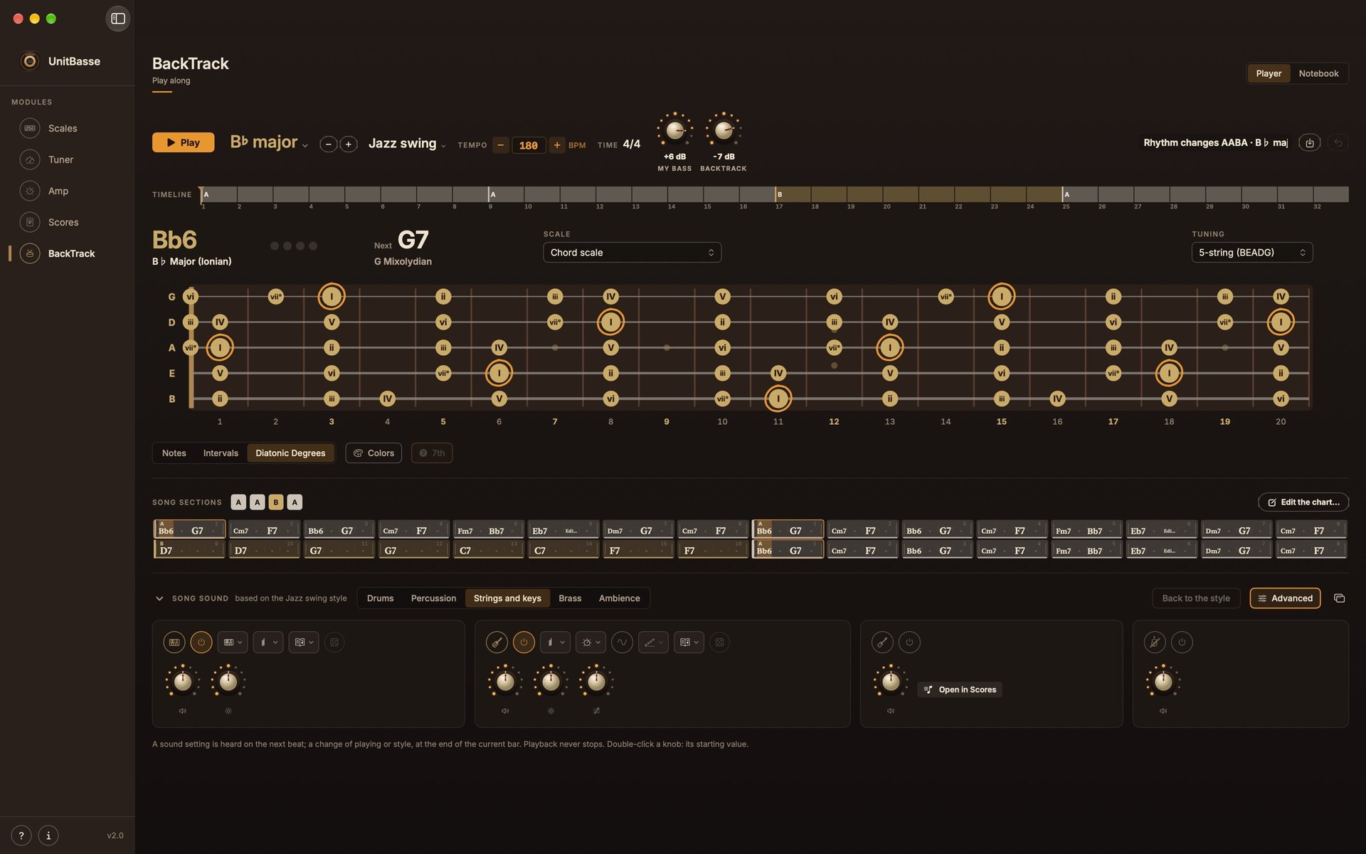 Strings and keys