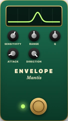 The UnitBasse Envelope Filter pedal (Mantis)