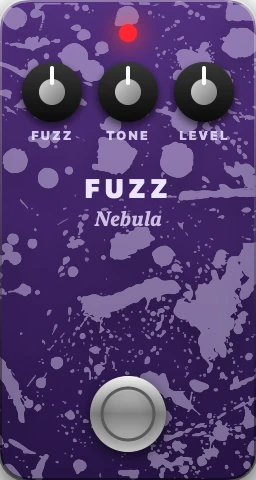 The UnitBasse Fuzz pedal (Nebula)