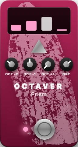 The UnitBasse Octaver pedal (Prism)