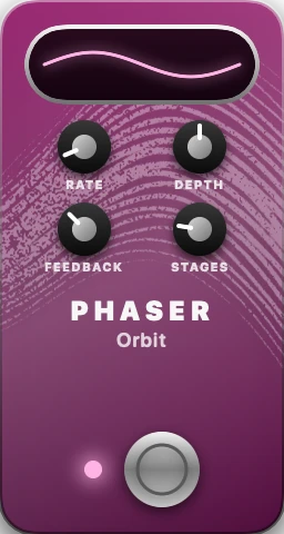 The Phaser pedal (Orbit) in UnitBasse