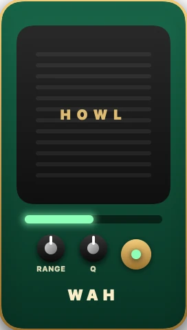 The UnitBasse Wah pedal (Howl)